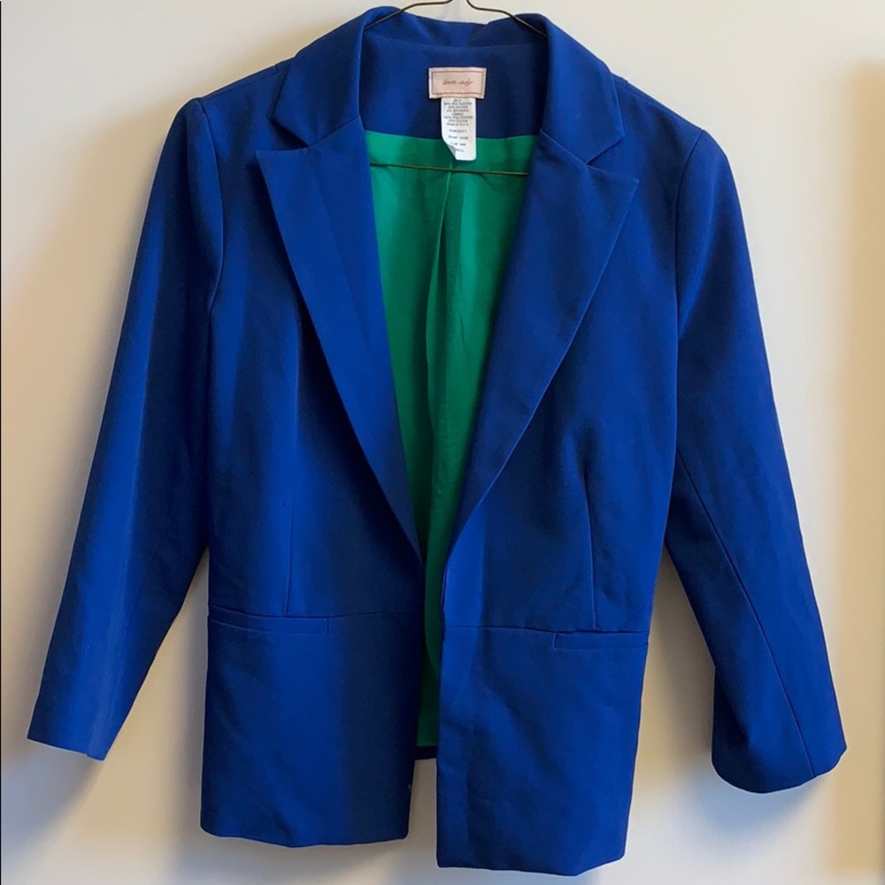 Love...ady blue open blazer sz S